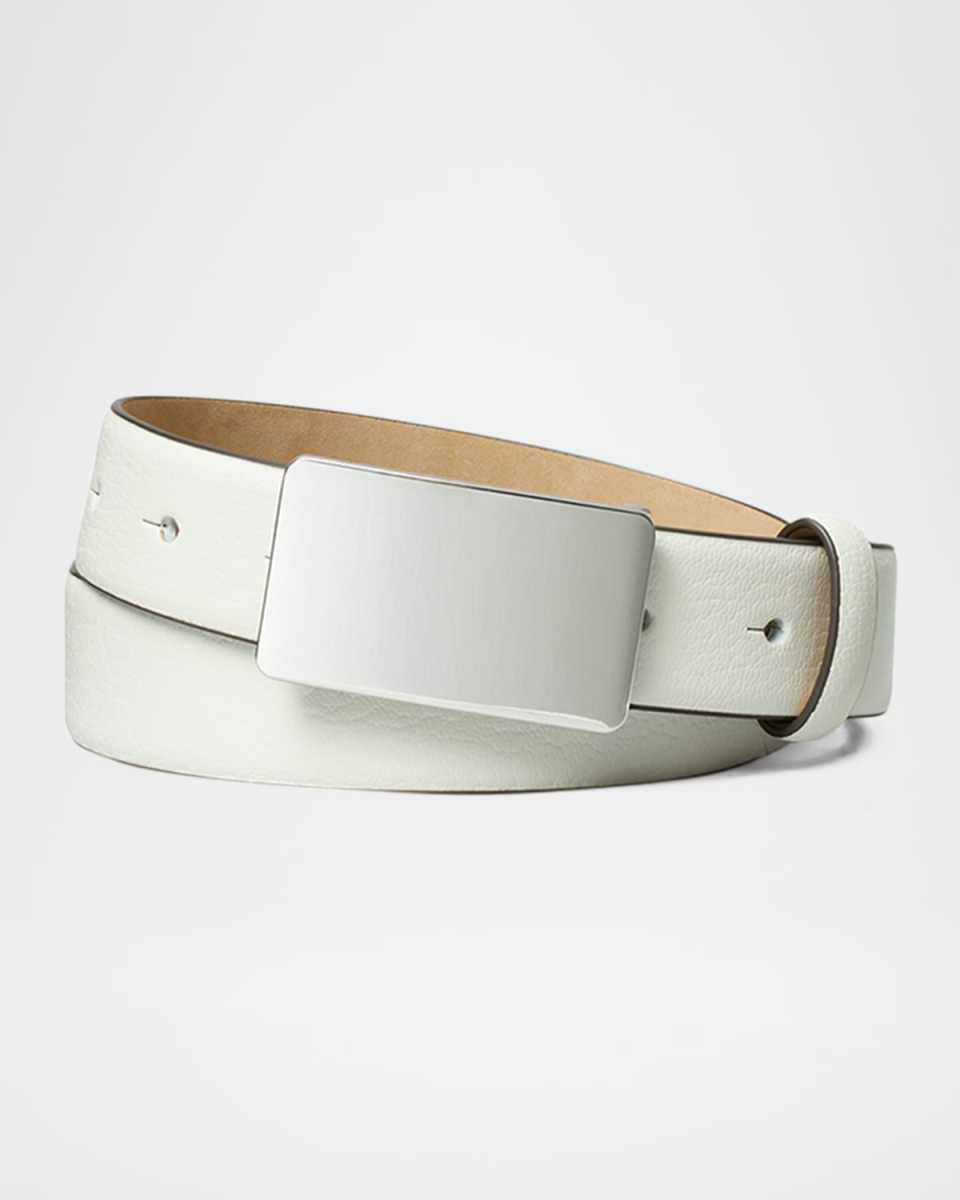 Plate Leather Belt